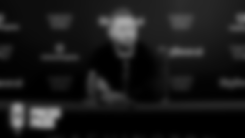 OC Kliff Kingsbury speaks to the media.