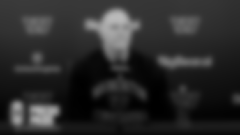 HC Dan Quinn speaks to the media.