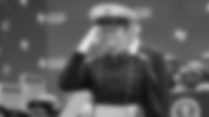 Eagles Cheerleader Francesca Moore brings a unique military background to Salute to Service night