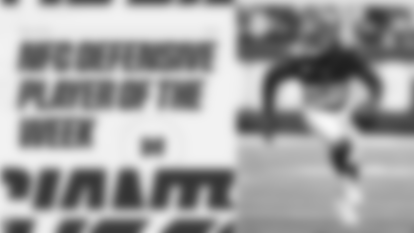 In addition to six tackles, the veteran linebacker grabbed his second interception in as many games and also recovered a fumble.