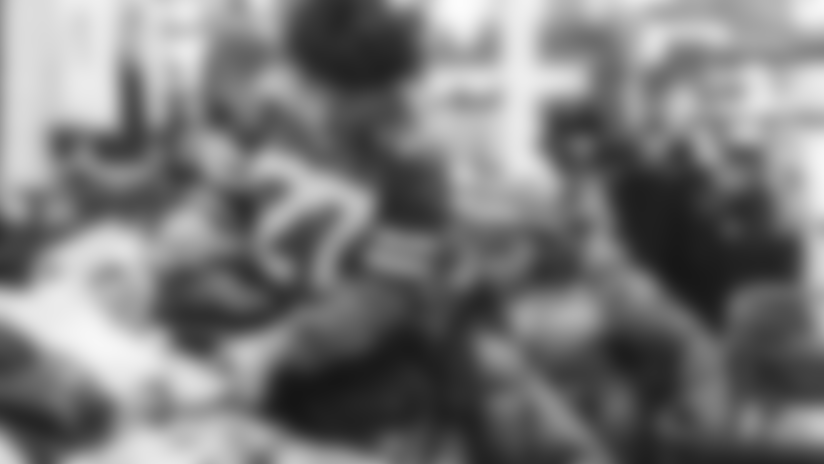 Featuring a host of players the Jets hosted a holiday shopping spree presented by Cash App at DICK'S Sporting Goods in East Hanover, NJ. The Jets players shopped with 23 students from Brooklyn Community Services' Jets Academy, with each student receiving a $200 gift card provided by the Jets Foundation and Cash App.