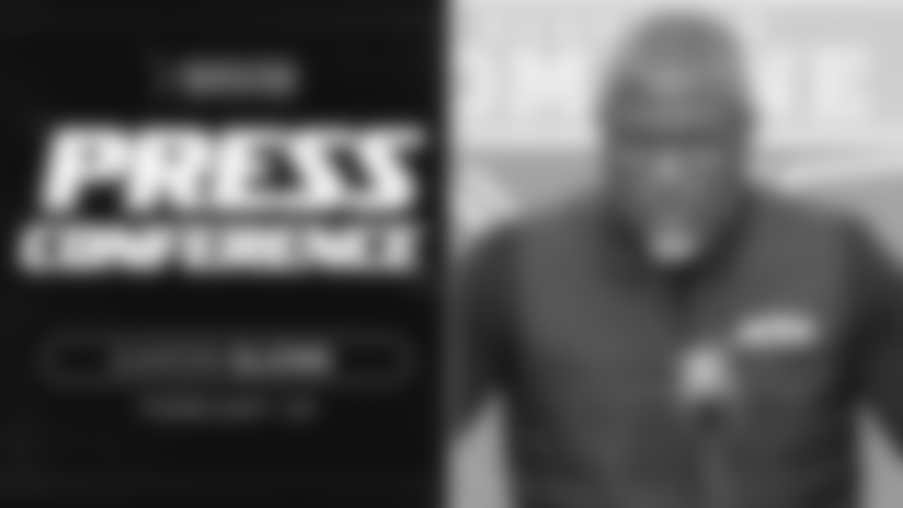 Hear from Aaron Glenn at the 2026 NFL Scouting Combine. The Jets' head coach addresses the latest staff hirings, describes what OC Frank Reich & DC Brian Duker will bring to team and previews free agency.