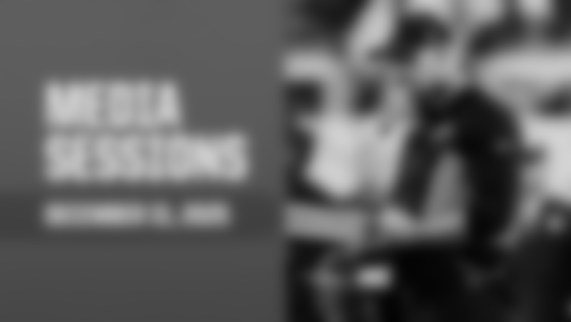 Head coach Dan Campbell speaks to reporters about the team focusing on Week 18 vs the Chicago Bears.