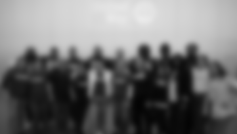 From getting students excited about literacy, packaging Thanksgiving meals for the less fortunate, and surprising an entire elementary school with sneakers and winter hats, New England Patriots players had a busy day in the community this Tuesday.