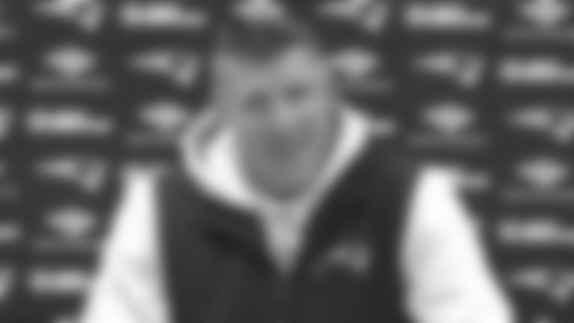 Patriots head coach Mike Vrabel addresses the media on Friday, December 12, 2025.