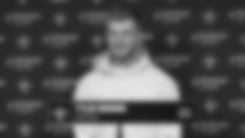 New Orleans Saints quarterback Tyler Shough's postgame interview after the Saints' game at the Tennessee Titans in Week 17 of the 2025 NFL season.