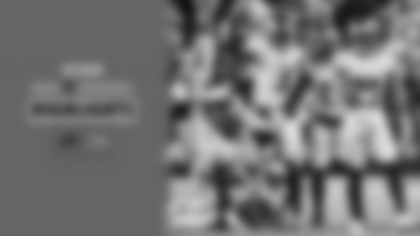 The Seattle Seahawks defense stops Los Angeles Rams running back Kyren Williams on fourth-down to force a turnover on downs during Thursday's Week 16 divisional matchup at Lumen Field.