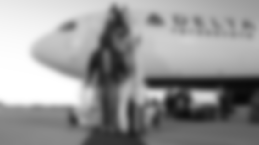 View photos of the Vikings traveling to Green Bay for the Week 12 matchup against the Packers during the 2025 season.