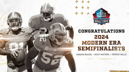 Three Former Modern Era 49ers Named Semifinalists for Pro Football Hall of Fame s Class of 2024