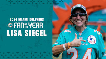 Miami Dolphins Announce Lisa Siegel as 2024 Fan of the Year