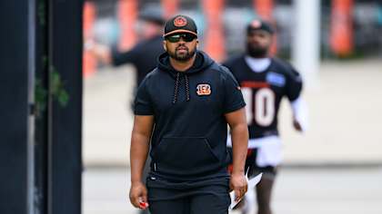 CB coach Charles Burks ahead of an offseason practice at Kettering Health Practice Fields, Sunday, July 21, 2024.