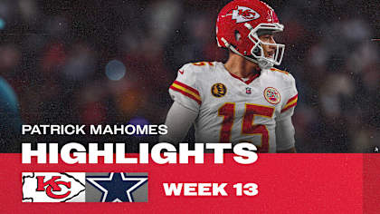 Patrick Mahomes Best Plays from Week 13 | Kansas City Chiefs vs. Dallas  Cowboys
