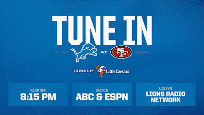 Detroit Lions vs. Chicago Bears: How to watch, listen and follow