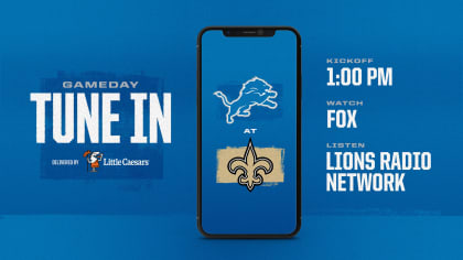 Saints lions outlet stream