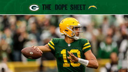 Dope Sheet: Packers travel East to take on the Steelers