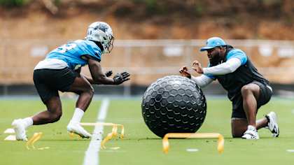 The Carolina Panther hold OTAs on Tuesday, Jun. 10, 2025 in Charlotte, NC.