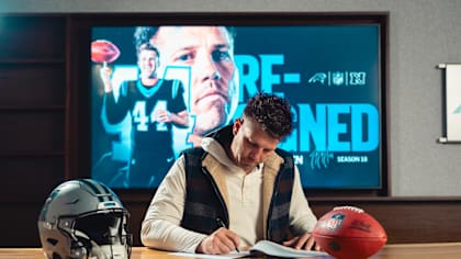 The Carolina Panthers resign veteran long snapper and media personality JJ Jansen on Tuesday, Feb. 17, 2026 at Bank of America Stadium. in Charlotte, NC.