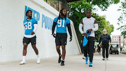 The Carolina Panthers hold OTAs on Thursday, May. 29, 2025 in Charlotte, NC.