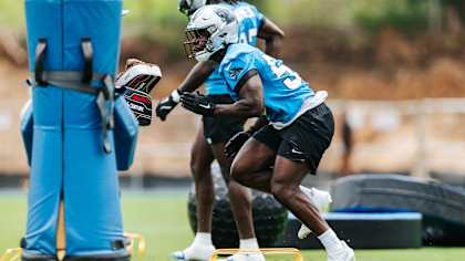 The Carolina Panther hold OTAs on Tuesday, Jun. 10, 2025 in Charlotte, NC.