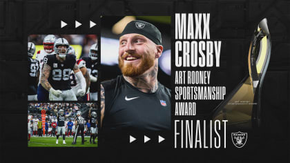 It's about giving back' for Maxx Crosby, the Raiders' Walter Payton Man of  the Year nominee