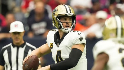 Check out photos of New Orleans Saints quarterback Derek Carr in action throughout the 2023 NFL season.