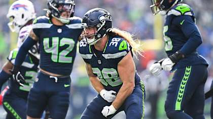 The Seahawks signed exclusive rights free agent tight end Brady Russell (38) on April 9, 2025.