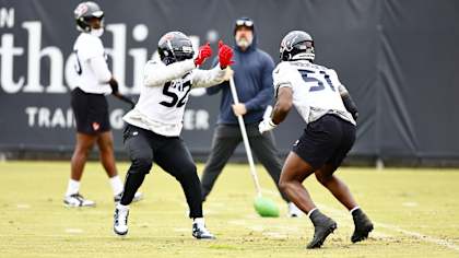 An image from the January 14th, 2025 Postseason practice at NRG Stadium in Houston, TX.