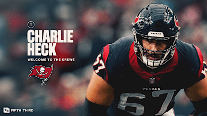 Tampa Bay Buccaneers Add Charlie Heck for O-Line Depth