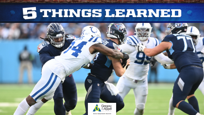 5 Colts Things Learned, Week 13: D-line's sack spree continues