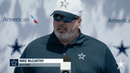 Cowboys Coach Mike McCarthy Addresses Reporters About Ezekiel Elliott