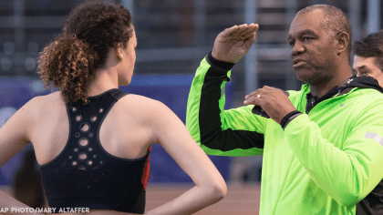 Randall Cunningham is not only Vashti Cunningham's father, but her coach as well.