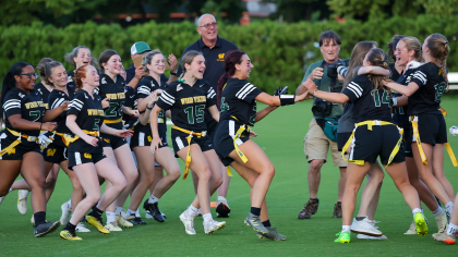 Level of play at Eagles Girls Flag Football Championship shows 