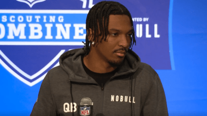 QB Jayden Daniels (LSU) NFL Combine Press Conference