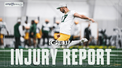 Packers list six questionable, rule out three vs. Bengals | Week 6 Injury  Report