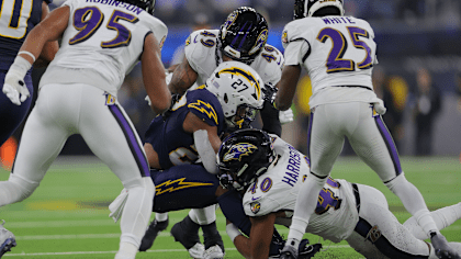 Baltimore Ravens defense during NFL game