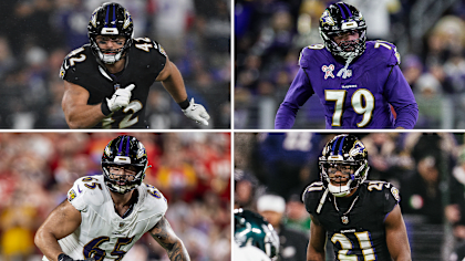 FB Pat Ricard (top left), LT Ronnie Stanley (top right), OL Patrick Mekari (bottom left) & CB Brandon Stephens (bottom right)