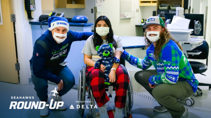 Seahawks Round-Up: Seahawks Spend Day Giving Back To Community