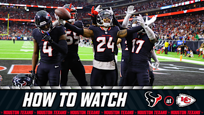 How to watch, listen and stream Houston Texans at Kansas City 
