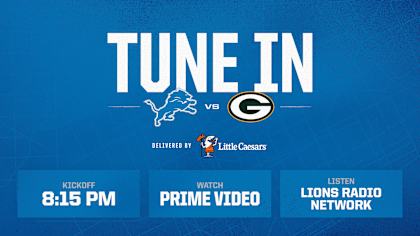 Green Bay Packers vs. Detroit Lions: How to watch, listen and follow