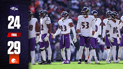 Ravens Fall to Browns to Snap Winning Streak Game Recap