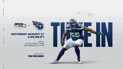 How To Watch Preseason Week 2: Seahawks at Titans on August 17