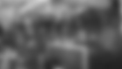 Tyler Scott's family at the Cleveland game.