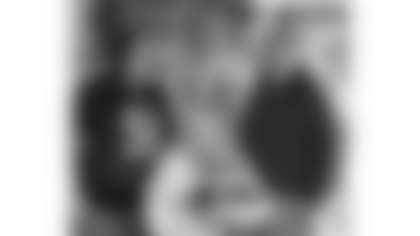 Sarah Keahna (top left) with her father Sean Keahna Sr. (top middle), grandmother Georgiana Keahna (top right), great grandmother Alberta O'Shogay (bottom middle) and son Pippen Bear.