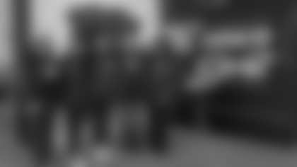 L-R: Director of event strategy and hospitality Amanda Gertz, event strategy and hospitality associate Samantha Rothstein, manager of event hospitality Meghan Clancy, vice president of event strategy and hospitality Emily Rooney, event strategy manager Keisha Lee