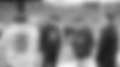 HC Zac Taylor chats with Titans HC and former Bengals OC Brian Callahan at Nissan Stadium ahead of the Bengals Week 15 game against the Tennessee Titans, Sunday, December 15, 2024.