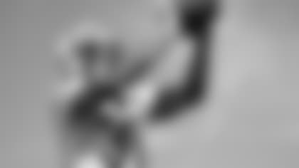 RB Chase Brown catches a ball during practice at Kettering Health Practice Fields, Wednesday, October 23, 2024.