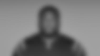 This is a 2025 photo of McKinnley Jackson of the Cincinnati Bengals NFL football team. This image reflects the Cincinnati Bengals active roster as of Tuesday, June 10, 2025 when this image was taken. (AP Photo)