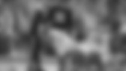 DE Cam Sample celebrates a play during Week 18 against the Cleveland Browns, Sunday, Jan. 4, 2026.