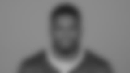 This is a 2024 photo of Nicholas Morrow of the Buffalo Bills NFL football team.  This image reflects the Bills active roster as of 10 June 2024 when this image was taken.  (AP Photo)