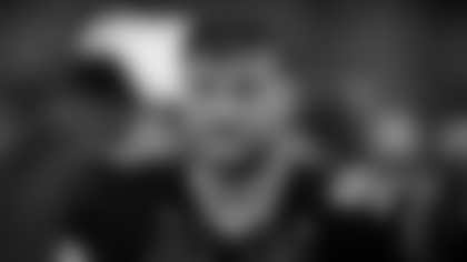 Atlanta Falcons defensive end Morgan Fox (99) walks the sidelines during a preseason NFL football game against the Dallas Cowboys, Friday, Aug. 22, 2025, in Arlington, Texas. (AP Photo/Jerome Miron)